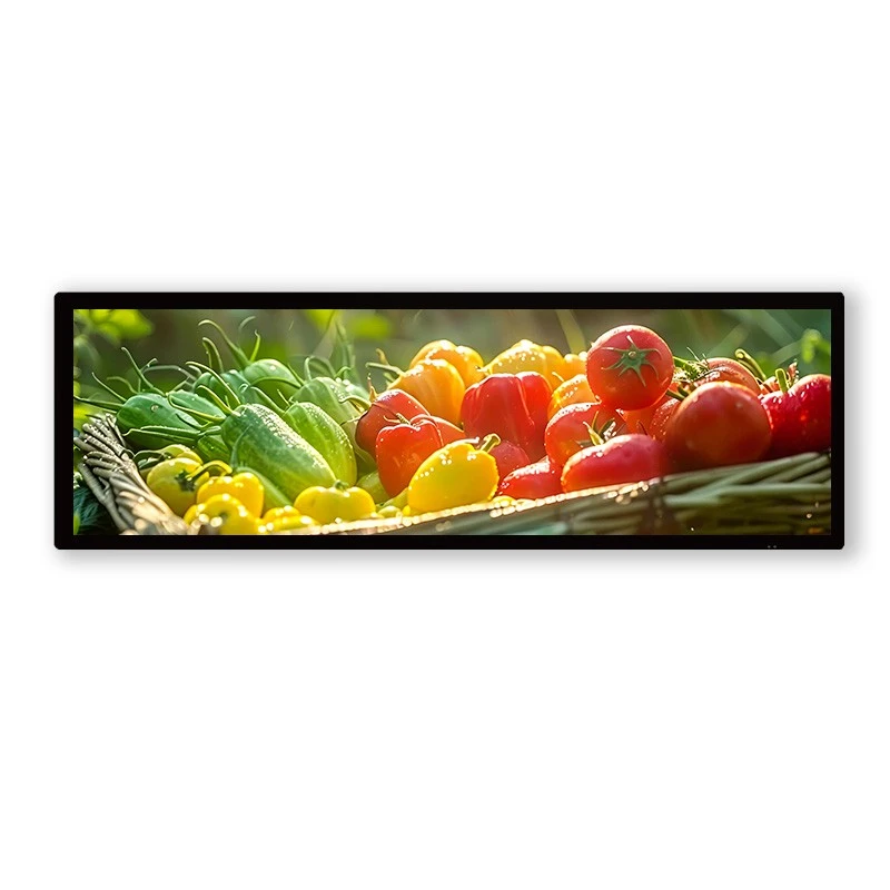 28.6" Ekraŋ LCD bu am ñaari wetu bar