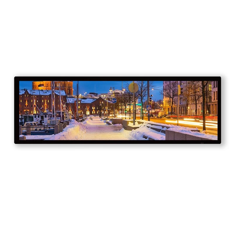 37.8" Affichage LCD buñ fuddu – Etagère bu xarañ Signage numérique