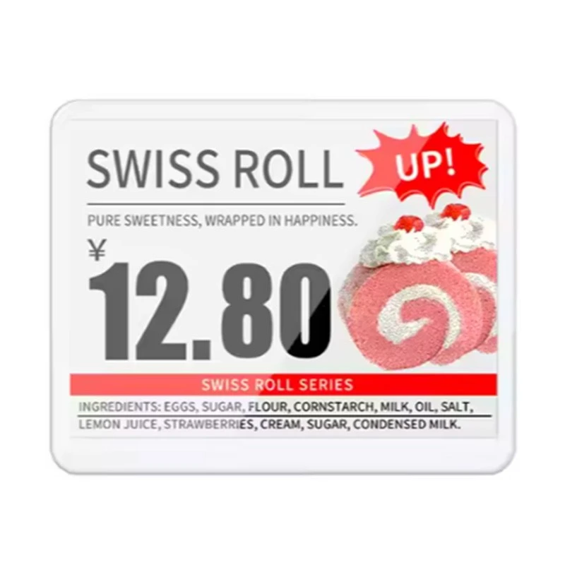 5.8'' E-encre etiketu etaser elektronik - dafay jàppale NFC ak LED yu am 7 melo